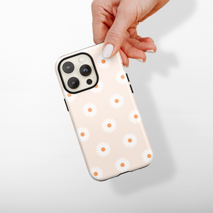 Tough Phone Case - Neutral Daisies