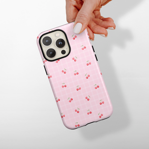 Tough Phone Case - Ditsy Cherries