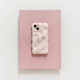 3D Bubble Phone Case - Powder Pink