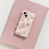 3D Bubble Phone Case - Powder Pink