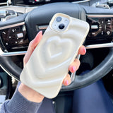 Melting Heart Phone Case - Coconut Cream