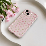 Wavy Phone Case - Ditsy Floral Pink