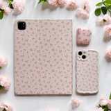 Wavy Phone Case - Ditsy Floral Pink