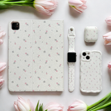 Wavy Phone Case - Ditsy Floral White