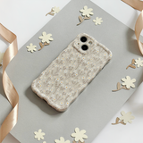 Wavy Phone Case - Nude Flowers